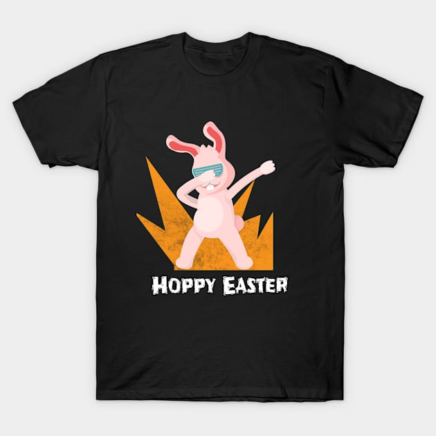 Dabbing Easter Bunny T-Shirt by bewilder-media
